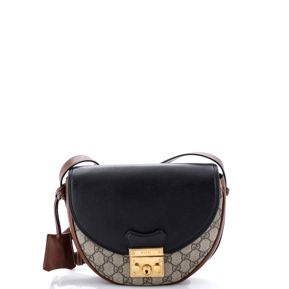Gucci Small Padlock Saddle Shoulder Bag